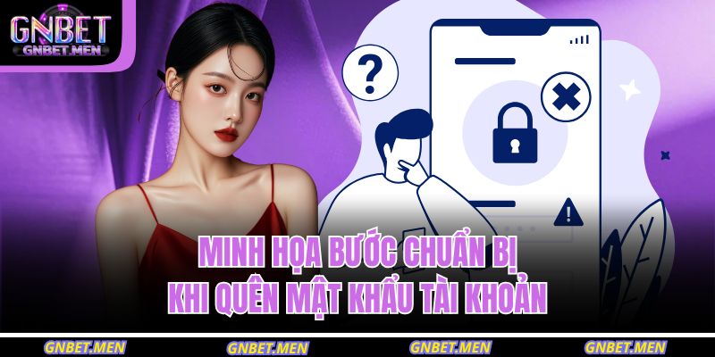 Quên Mật Khẩu Và Cách Khôi Phục Nhanh Tại GNBET 2 Minh họa bước chuẩn bị khi quên mật khẩu tài khoản